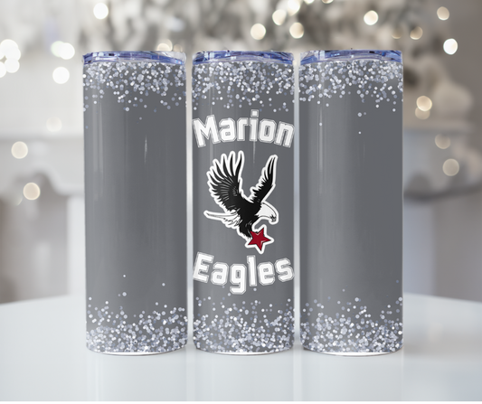 #368 Marion Eagles- Grey Eagle Tumbler