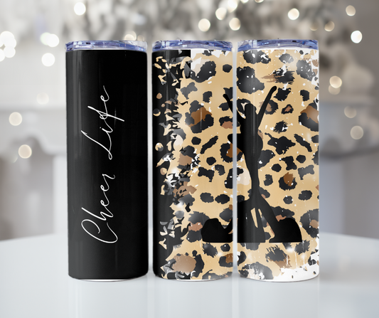 #378 Cheer Life Cheeta Tumbler
