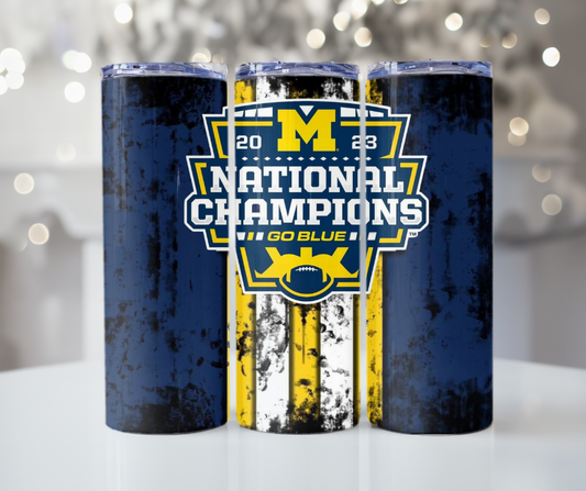 #443 Michigan National Champions Tumbler