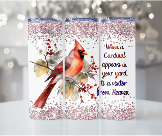 #44 Cardinal Visitor From Heaven Tumbler