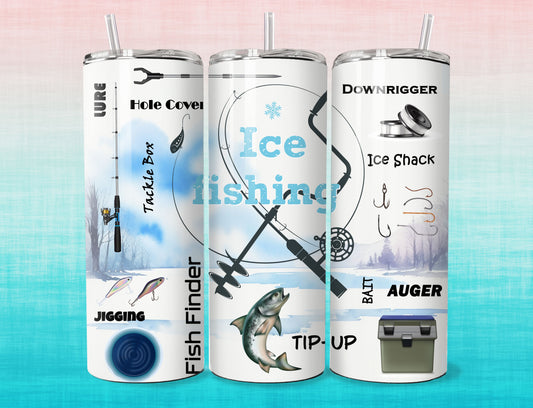 #452 Ice Fishing Tumbler