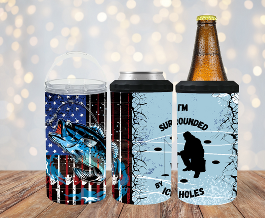 #460 I'm Surrounded By Ice Holes Can Cooler