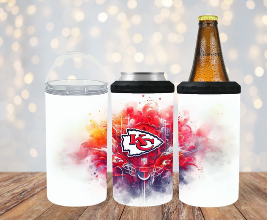 #463 Chiefs Colorful Can Cooler