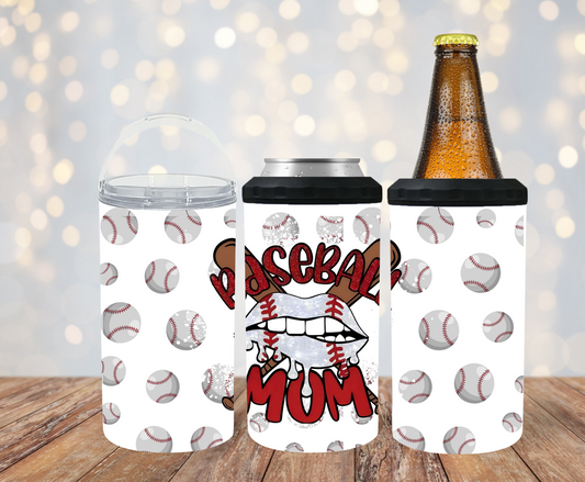 #495 Baseball Mom Can Cooler
