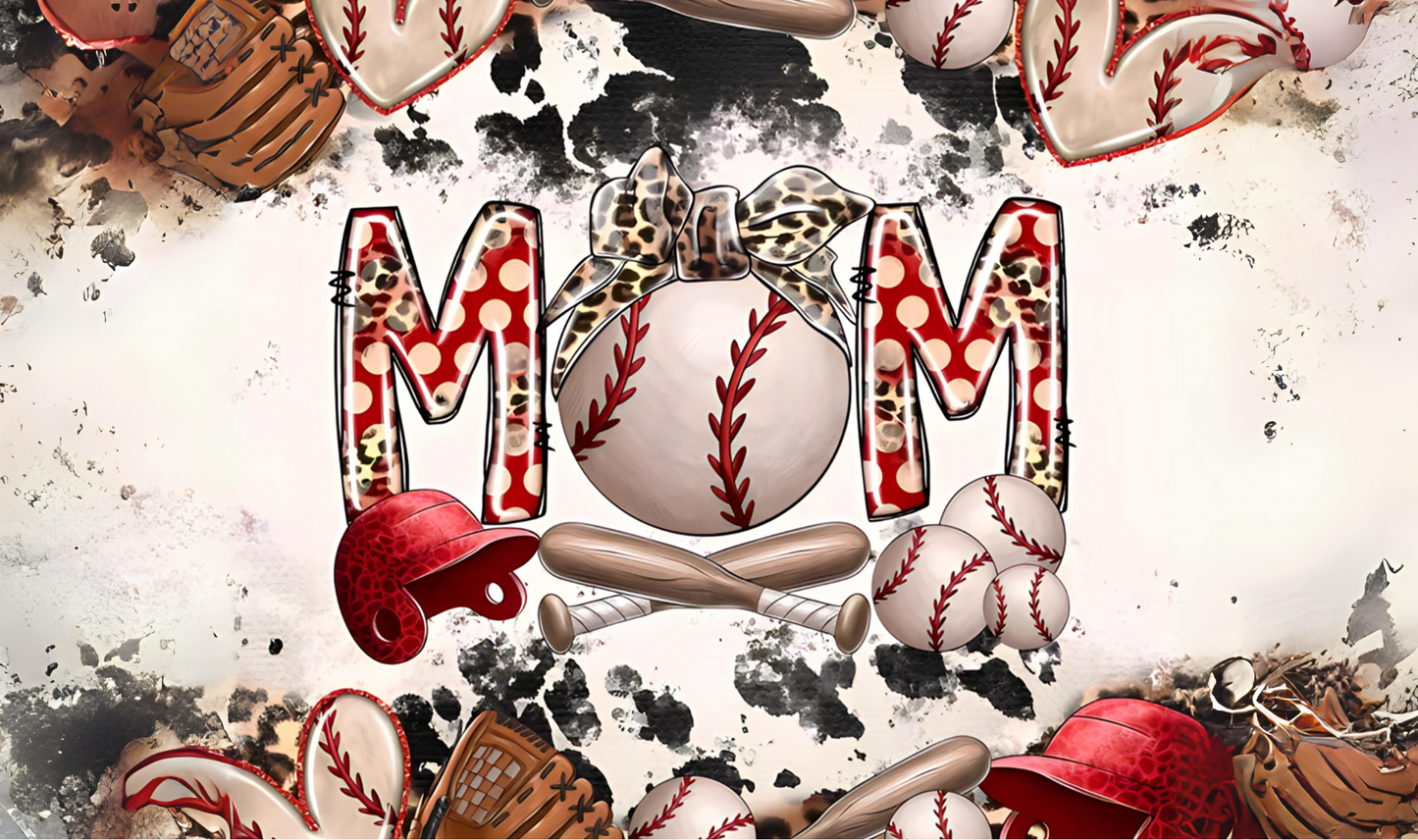 #496 Baseball Mom Can Cooler