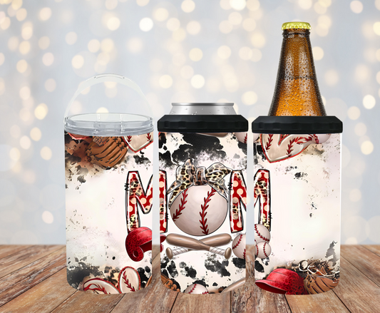 #496 Baseball Mom Can Cooler