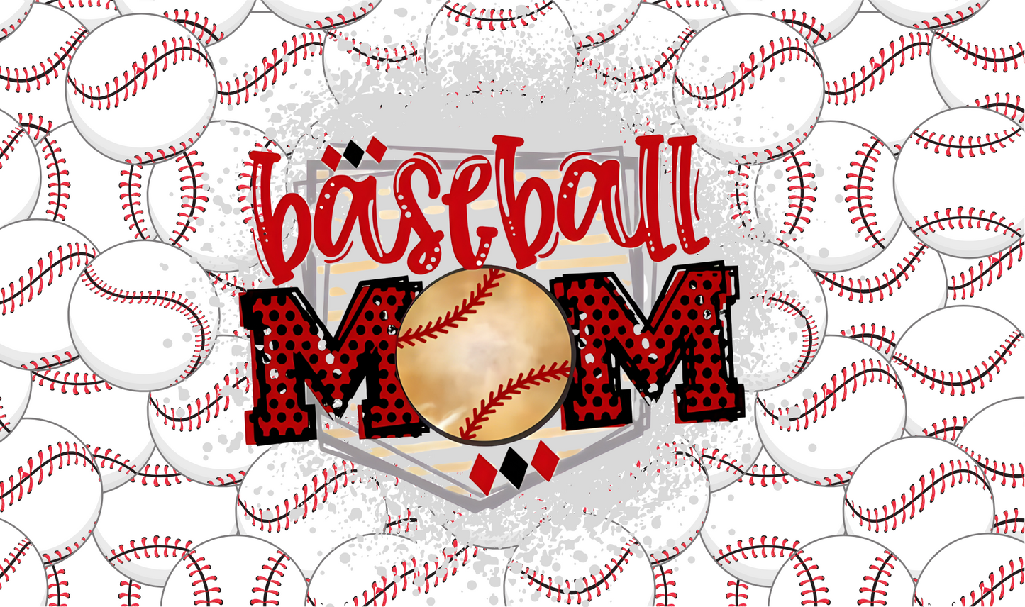 #498 Baseball Mom Can Cooler