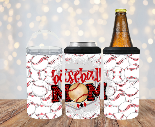 #498 Baseball Mom Can Cooler