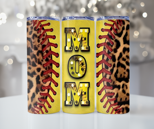 #512 Mom Softball Tumbler