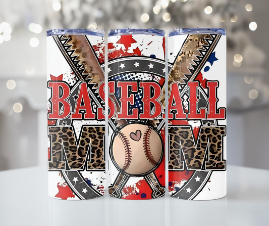 #518 Baseball Mom Tumbler