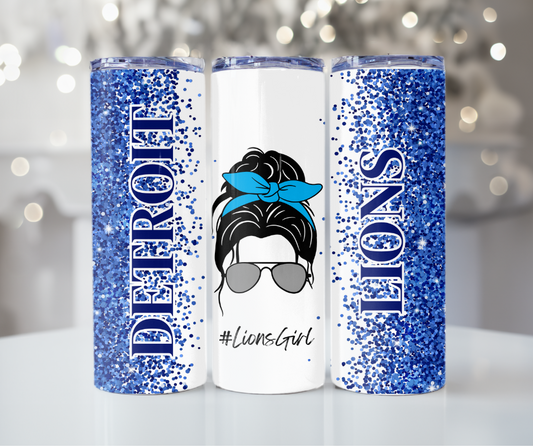 #66 Lions Girl Tumbler