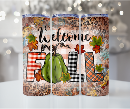 #73 Welcome Fall Tumbler