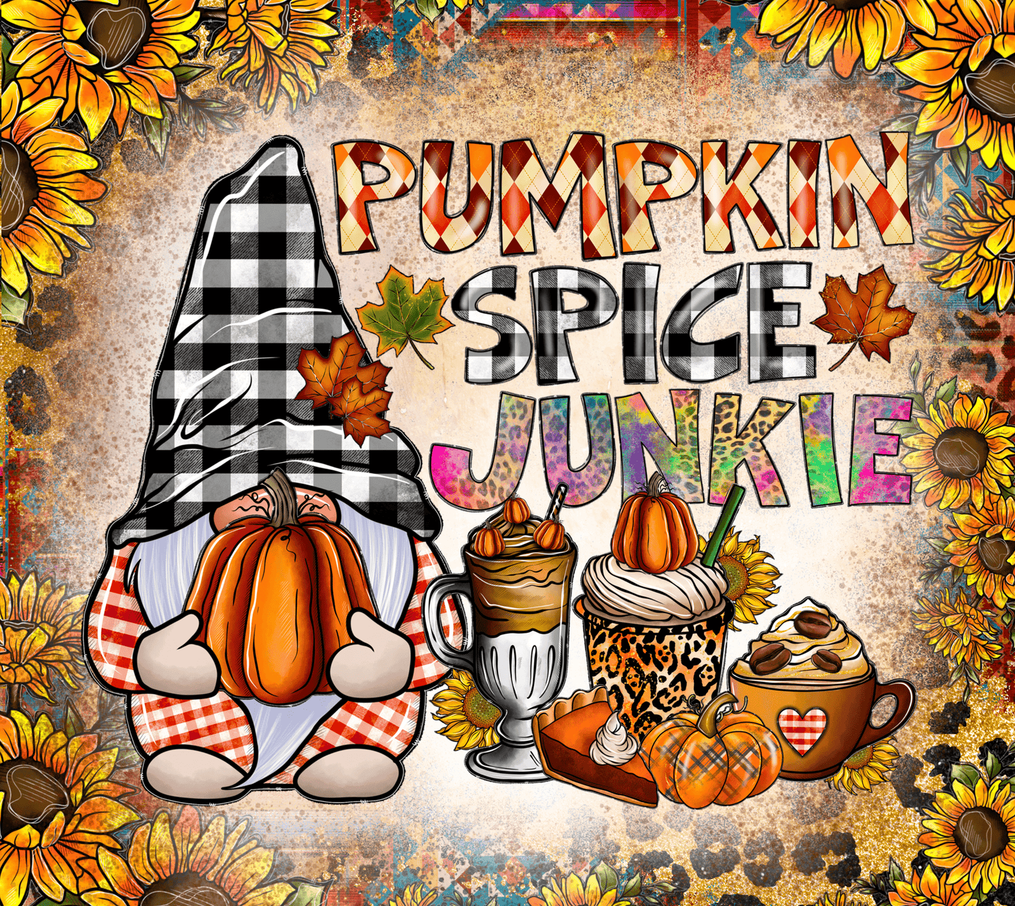 #75 Pumpkin Spice Junkie Tumbler