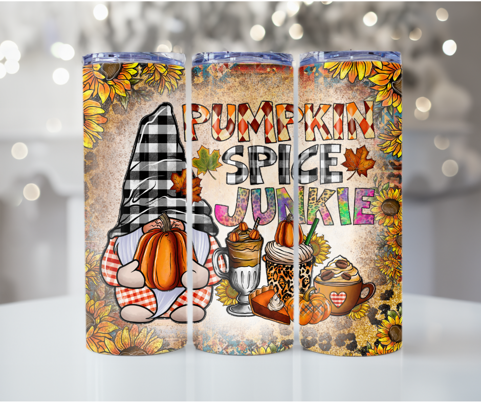 #75 Pumpkin Spice Junkie Tumbler