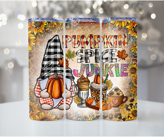 #75 Pumpkin Spice Junkie Tumbler