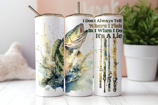 #87 Spot Its a Lie Tumbler