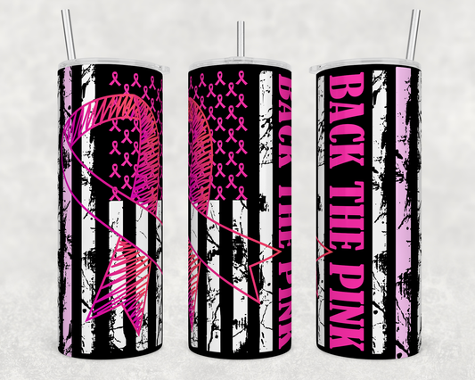 #94 Cancer Back the Pink Tumbler