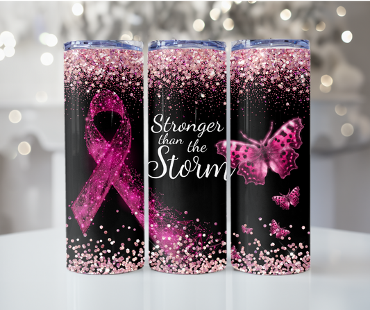 #96 Stronger than the Storm Tumbler