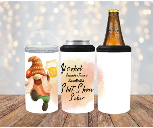 #151 Alcohol Shit Show Gnome Can Cooler