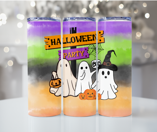 #115 Halloween Party Ghost Tumbler