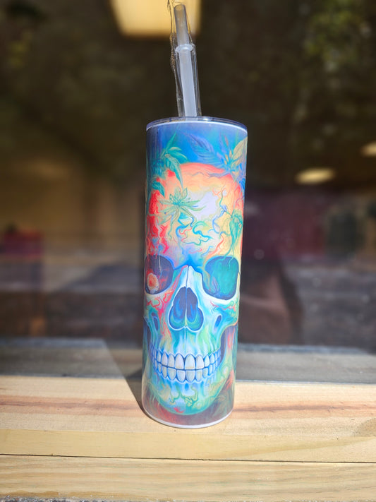 #114 Colorful Skull Weed